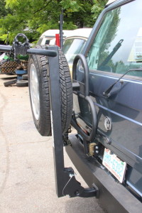 Custom tire rack.